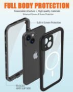 iPhone 14 Waterproof Case, Shockproof Dustproof Phone Case for iPhone 14 with Screen Protector, Full Body Protective Cover for iPhone 14 6.1''