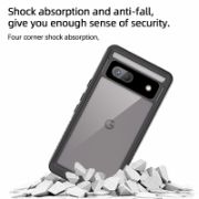 Google Pixel 7A Case, Pixel 7A 5G Case IP68 Waterproof with Built-in Screen Protector, Full Body Sealed Heavy Duty Shockproof Dustproof Snowproof Clear Case for Pixel 7A 6.1