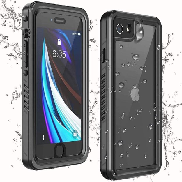 iPhone SE 2020 Case iPhone 8 Case iPhone 7 Case Waterproof,Clear Sound Quality Built-in Screen Protector Heavy Duty IP68 Waterproof Shockproof case for iPhone SE (2020)/8/7 4.7 inch