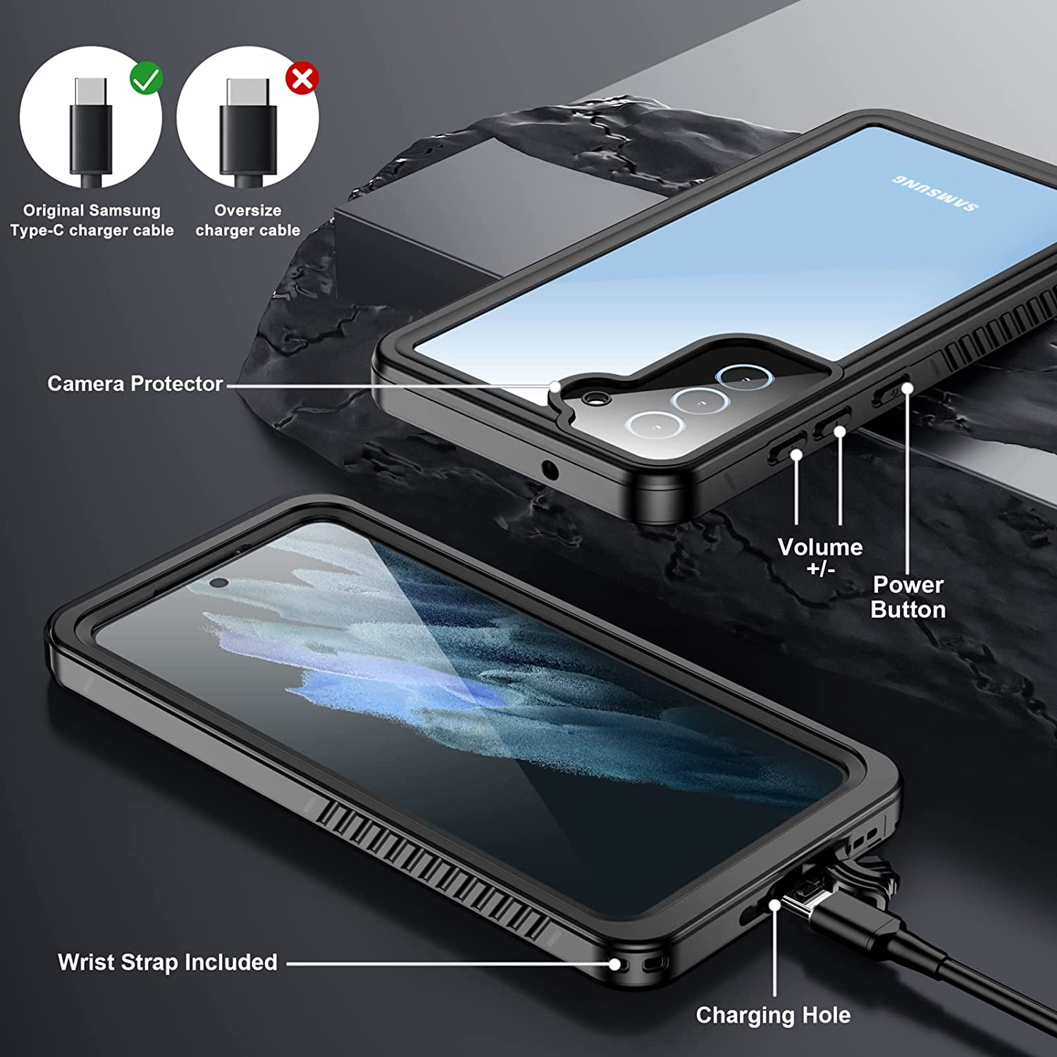 meritcaseGalaxy S21 FE Waterproof case