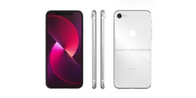 Apple iPhone SE 3 (2022) Latest Rendering Revealed: New Small Screen + Bangs, Say Goodbye to Touch ID