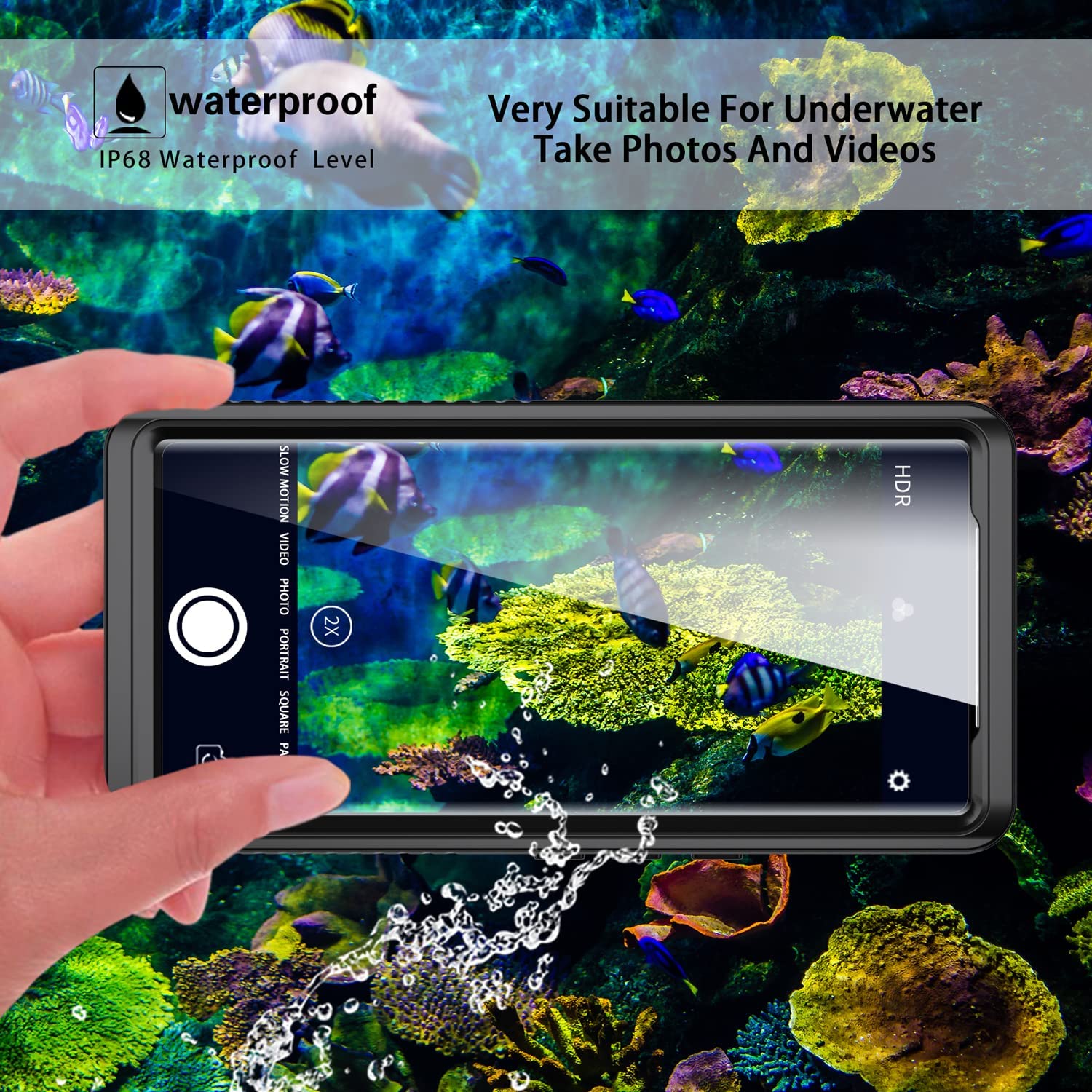 meritcasePixel 6 Waterproof Case, IP68 Certified with Builtin Screen