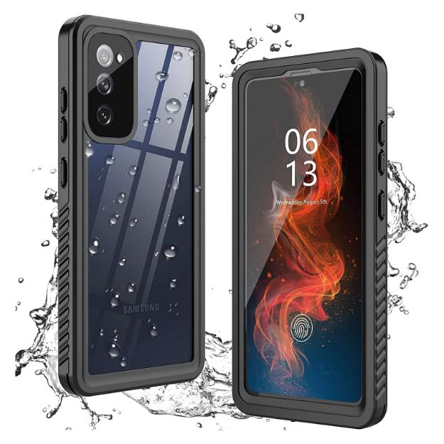  Samsung Galaxy S20 FE 5G Case Waterproof, Built in Screen Protector 360° Full Body Heavy Duty Protective Shockproof IP68 Underwater Case for Samsung Galaxy S20 FE 5G