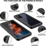  Samsung Galaxy S20 FE 5G Case Waterproof, Built in Screen Protector 360° Full Body Heavy Duty Protective Shockproof IP68 Underwater Case for Samsung Galaxy S20 FE 5G