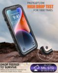iPhone 14 Waterproof Case, Shockproof Dustproof Phone Case for iPhone 14 with Screen Protector, Full Body Protective Cover for iPhone 14 6.1''