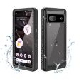 Google Pixel 7A Case, Pixel 7A 5G Case IP68 Waterproof with Built-in Screen Protector, Full Body Sealed Heavy Duty Shockproof Dustproof Snowproof Clear Case for Pixel 7A 6.1