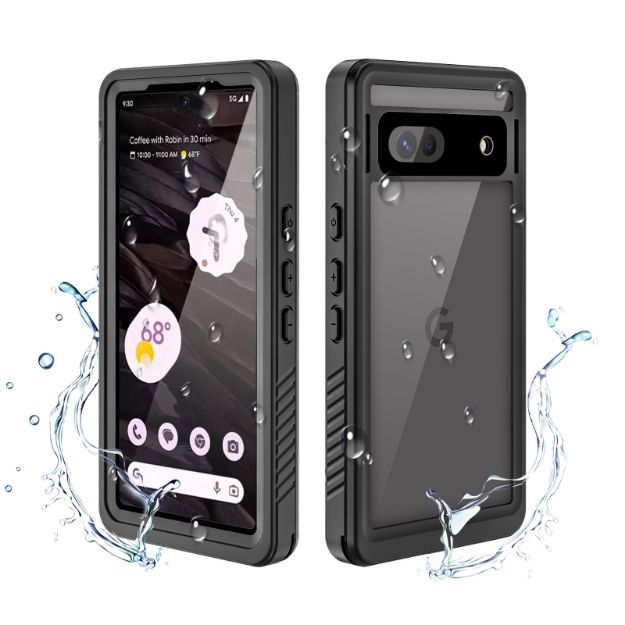 Google Pixel 7A Case, Pixel 7A 5G Case IP68 Waterproof with Built-in Screen Protector, Full Body Sealed Heavy Duty Shockproof Dustproof Snowproof Clear Case for Pixel 7A 6.1