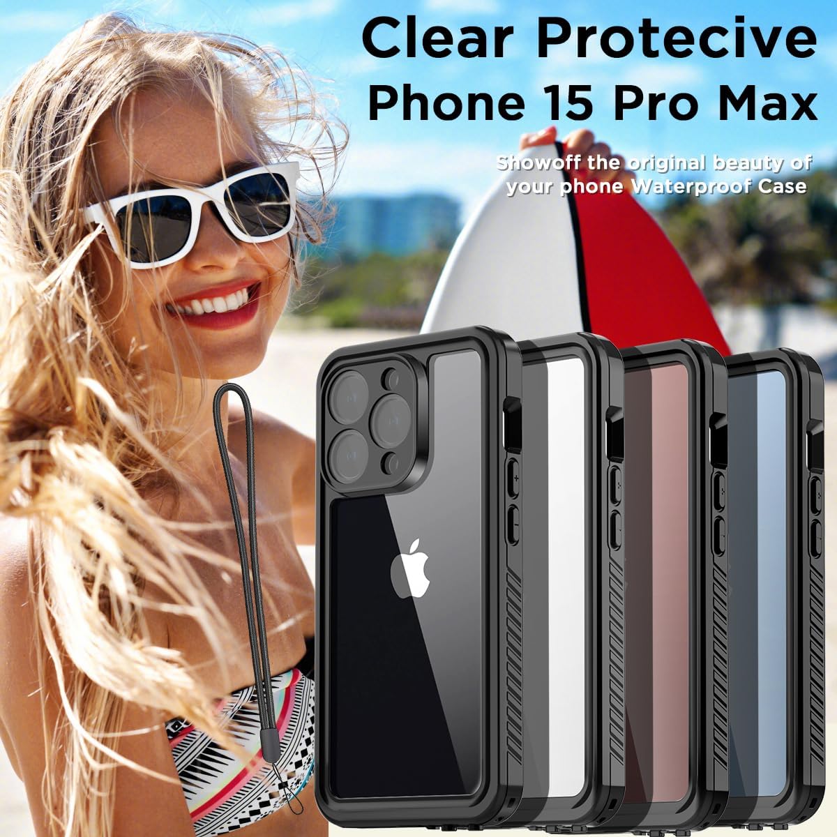 meritcaseiPhone 15 Pro Max Waterproof Case (6.7")