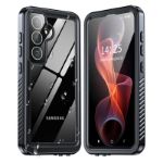 Samsung Galaxy S24 Case Waterproof, Built-in Lens & Screen Protector 360° Full Body Heavy Duty Protective Shockproof IP68 Underwater Case
