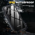 Samsung Galaxy S24 Case Waterproof, Built-in Lens & Screen Protector 360° Full Body Heavy Duty Protective Shockproof IP68 Underwater Case